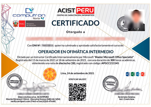 Curso virtual de ofimática básica